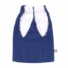 Sac à goûter lapin en nid d'abeille - Indigo
