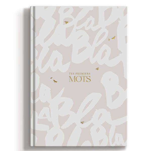 Zakuw - Livre de souvenirs bébé - Tes premiers mots - beige