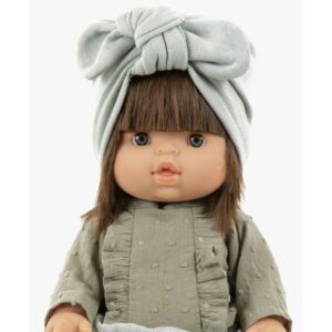 Minikane - Vêtements pour poupée - Turban en molleton - Thé vert
