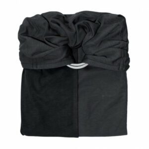 LOVE RADIUS - JE PORTE MON BEBE - Écharpe de portage sans noeud - Sling - anneau - Noir