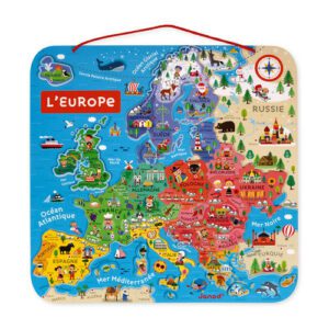 Puzzle magnétique Janod L'Europe 7 ans