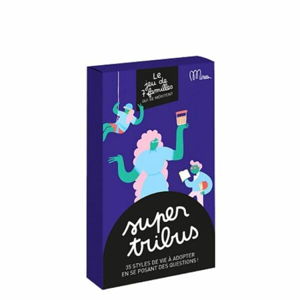 Minus - Jeux de carte - Jeu de 7 familles - super tribus