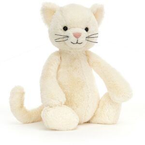 Jellycat - peluche - Kitty chat chaton blanc cream crème 31cm doudou