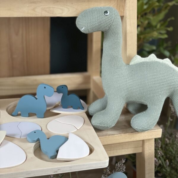 Puzzle en bois- dinosaures dans leurs oeufs - Egmont Toys