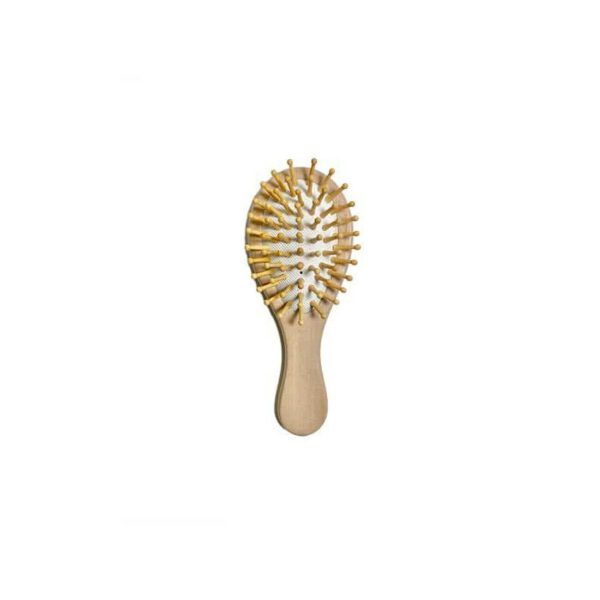 Brosse à cheveux en bois pour poupée Minikane