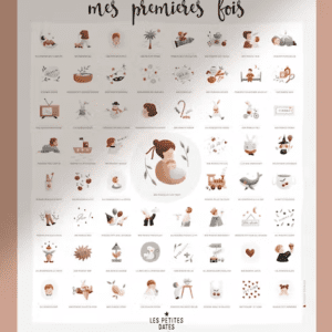 Affiche mes premières fois - Atelier Oranger