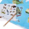 Mappemonde avec décalcomanies Tout autour du monde – Image 2