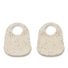 Lot de 2 bavoirs silicone - Splash dots