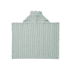 Serviette gaufrée à capuche ours Vilas - Peppermint