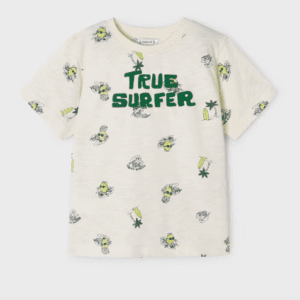 T-shirt garçon inscription True Surfer motifs fruité