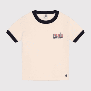 T-shirt garçon PARIS Jeux Olympiques crème