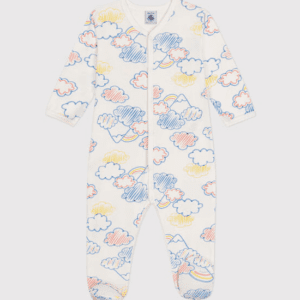 pyjama bébé nuage et arc-en-ciel