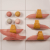 Circuit de bain avec balles - Rose