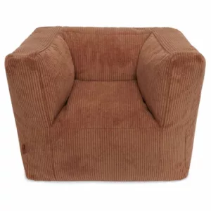 Fauteuil pouf Corduroy Caramel