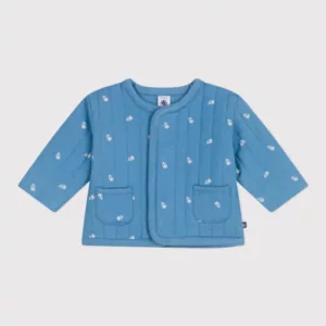 Veste matelassée petites fleurs