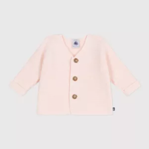 Cardigan en tricot - rose
