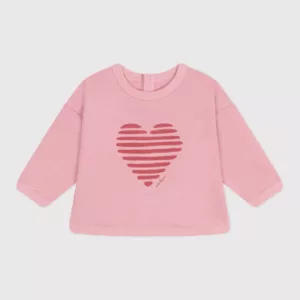 Sweat bébé coeur - Charme