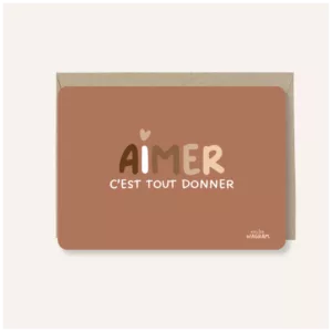 Carte postale - Aimer