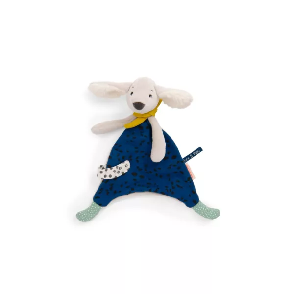 Doudou Pilou plat bleu - Puce & Pilou