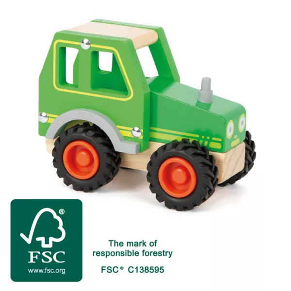 Tracteur en bois