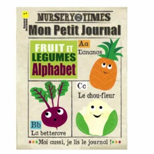 Mon premier journal - Fruits et légumes alphabet