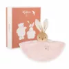 Doudou lapin rond - rose – Image 2