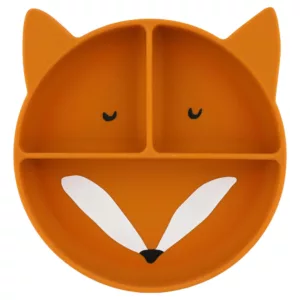 Assiette ventouse silicone - Mr. Fox
