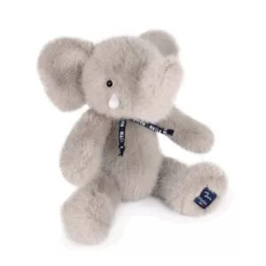 Peluche éléphant gris souris 30 cm - Sowen