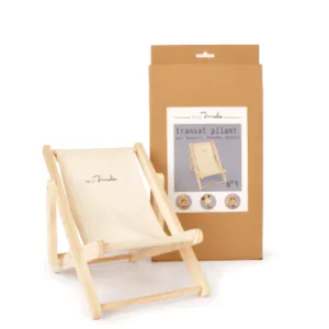 Transat Pliant Bois Naturel - Mobilier Petit Mailou