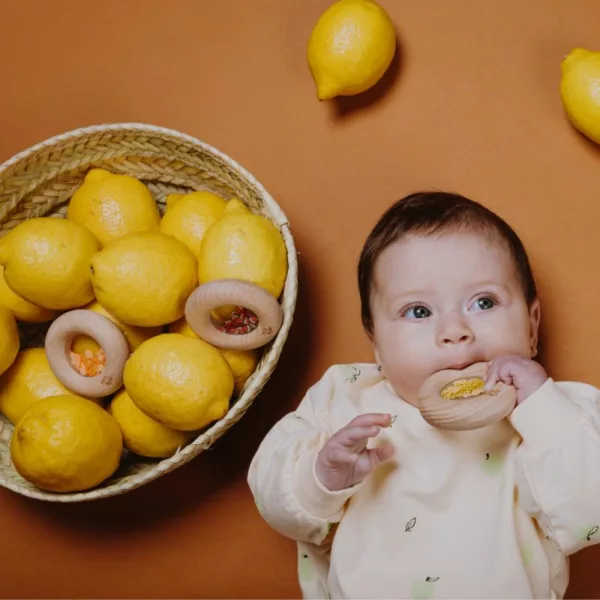 Hochet sensoriel Sensory - Donut citrons – Image 2
