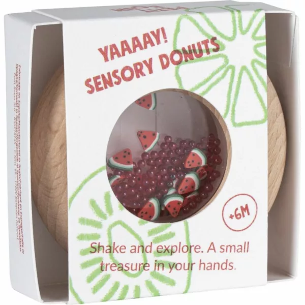 Hochet sensoriel Sensory - Donut pastèques – Image 2