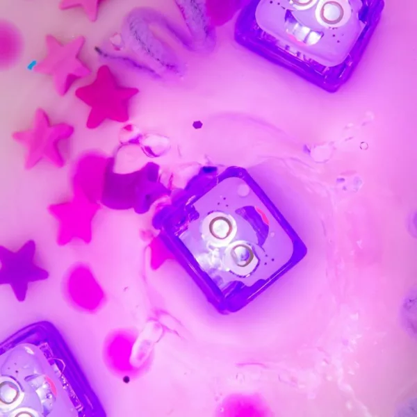 4 cubes lumineux - Lila violet – Image 2