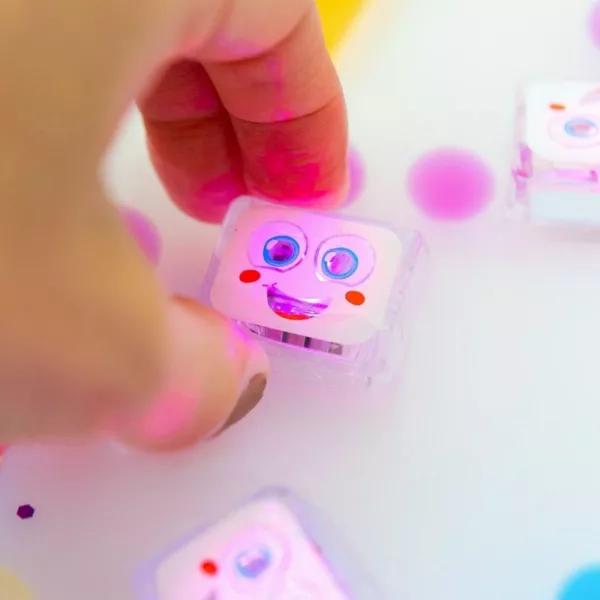 4 cubes lumineux - Party Pal blanc – Image 2