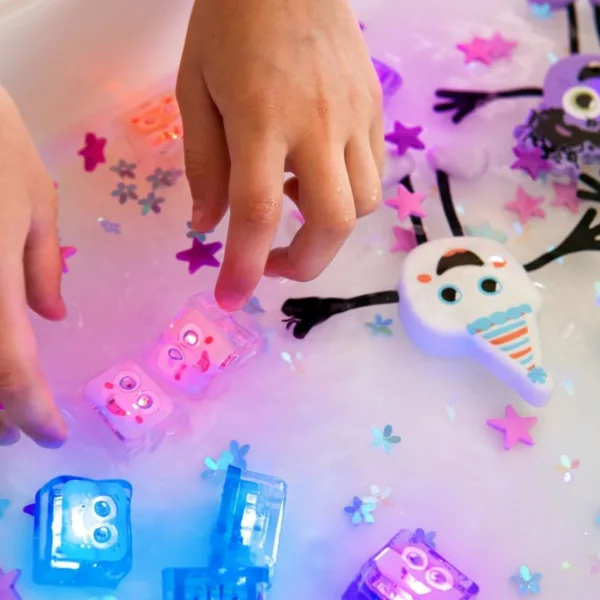 4 cubes lumineux - Party Pal blanc – Image 3
