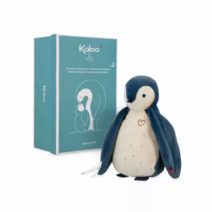Peluche manchot bruits blancs - Bleu