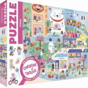 Puzzle cherche et trouve - Kawaii