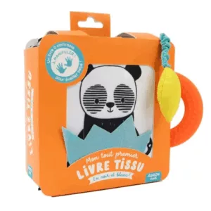 Mon tout premier livre tissu - En noir et blanc !