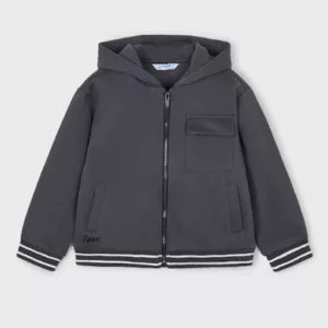 Veste zippée à capuche - Gris