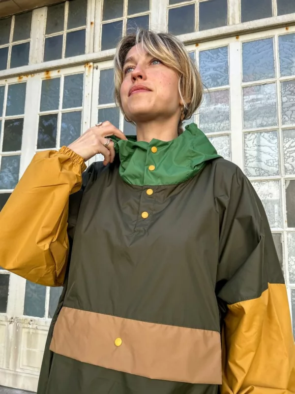 Poncho de pluie - Kaki – Image 3
