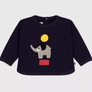 Sweatshirt bébé en coton -  Éléphant