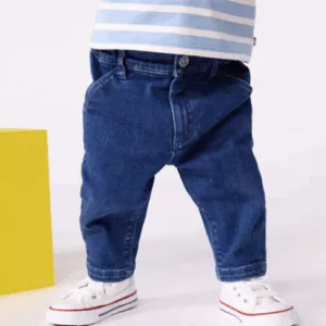 Pantalon bébé en denim - Bleu moyen
