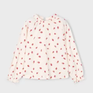T-shirt en maille bambula - Fraise