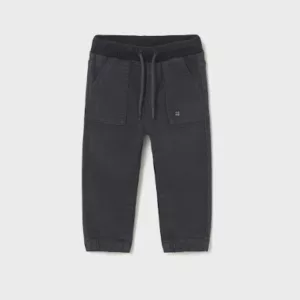 Pantalon jogger en serge - Sombre