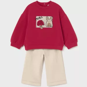 Ensemble pantalon et pull - Champignon