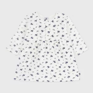 Robe manches longues à fleurs