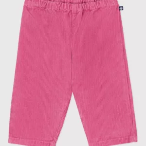 Pantalon velours rose