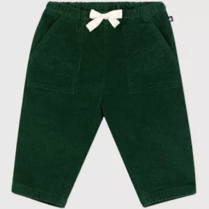 Pantalon velours vert sapin