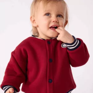 Teddy bébé en coton et sherpa uni