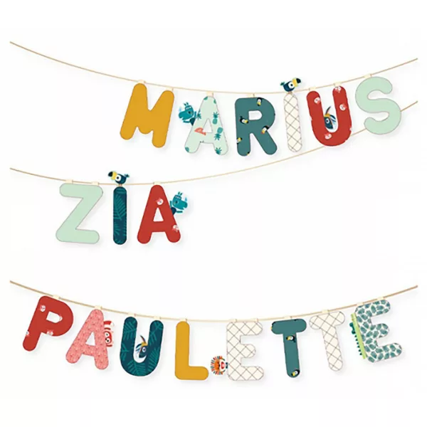 Lettres unitaires - Phosphorescents