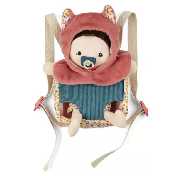 Poupée en tissu et porte bébé - Jeanne – Image 3